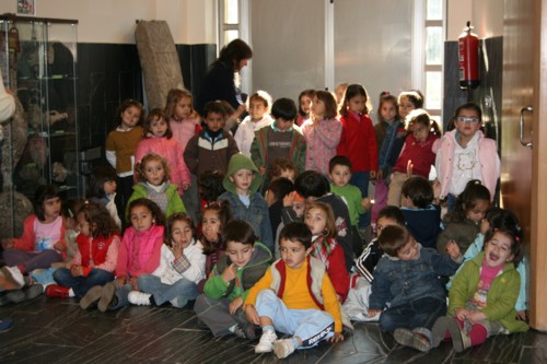 Visitas al Centro Arqueolóxico en el mes de octubre de 2008